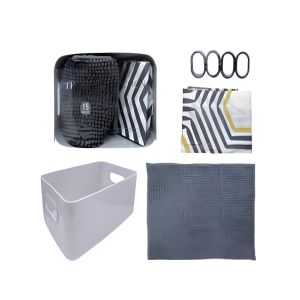 Bath Mat Set 15Pcs