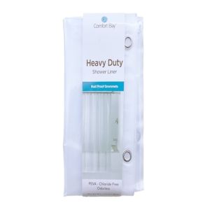 Peva Shower Liner Clear 1Ea