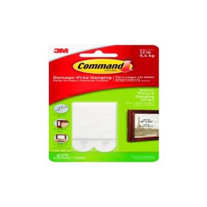 Ace  Picture Hang Strip  Med Wht 1 Each 5618095