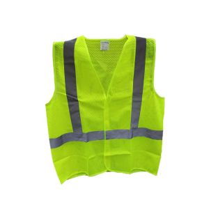 Traffic Safety Vest  Med Lime Yellow  1 Each TSVLY-M