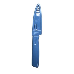 Paring Knife with Protective Sheath Blue