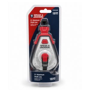 Spear & Jackson Aluminum Chalk Line 100ft (30m)