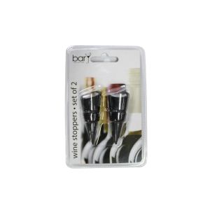 Ace  Wine Stopper 2Pc Blk 1 Each 6026069