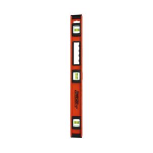 Johnson 24 in. Aluminum Heavy Duty I-Beam Level 3 vial 1 Each 2117323 / 2008372