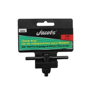 Jacobs 1/2 in. X 9/32 in. KK Chuck Key T-Handle Steel 1 pc 1 Each 28113