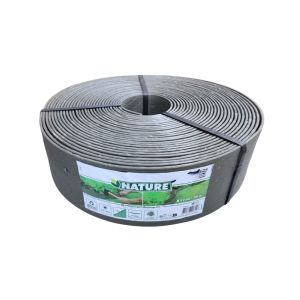 Nature Recycled Garden Edging Roll 12cmx24m- Grey