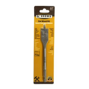  Brown USA Flat Wood Bit  3/4 In Carbon Steel 1 Each FWB0034