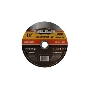 Brown USA Super Thin Metal Cutting Discs 7 In Aluminum Oxide 1 Each BRTMC3003
