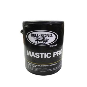 Bull Bond Mastic Pro Tile Adhesive 1 Gal Clear 1 Each MPRO4G