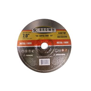 Brown Usa Cutting Disc 7x1/16x7/8 