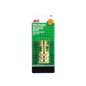 Ace Brass Threaded Male Female Quick Connector Coupling 1 Each 72462