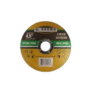  Brown USA Stone Cutting Disc 4x1/8x5/8 In Metal 1 Each BRSC4001