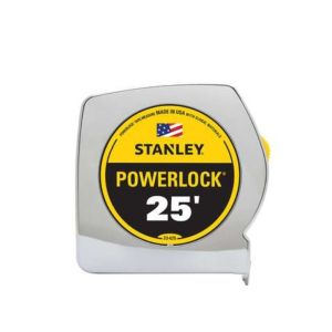 Stanley Tape Measure Powerlock 1x25 Inch  1 Ea 24063