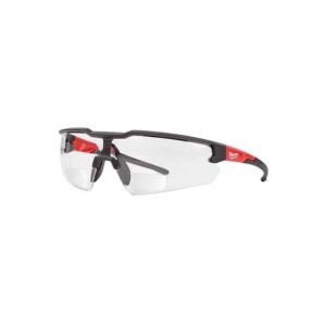 Milwaukee Safety Glasses Anti-Scratch Clear Black/Red 1 Ea 2014200
