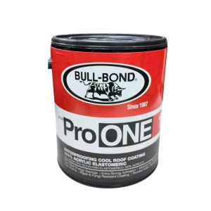Bull-Bond Pro ONE Waterproofing Cool Roof Coating – 100% Acrylic Elastomeric