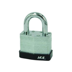 Ace Laminated Steel Padlock 1 9/16 In 1 Each 5002175