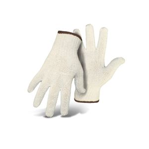 String Knit Reversible Work Gloves White Large 1 Pair 7795156