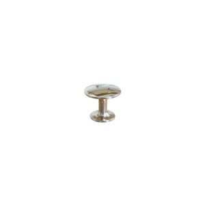 Brown USA Round Cabinet Knob 22x23 Mm Satin Nickel 1 Each BR0164