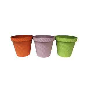Terragrave  Round Flower Pot 1Pc  D6