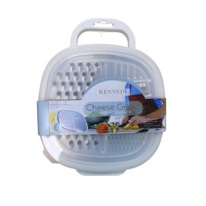 Kennedy Cheese Grater With Container  Silver 1 Ea 37588