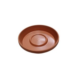 Bloem TerraTray 2 in. H X 12 in. D Resin Plant Saucer Terracotta  1 Each 7237563