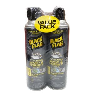 Black Flag Foaming Wasp & Hornet Killer Value Pack 2 x 14oz  1 Ea 7030897