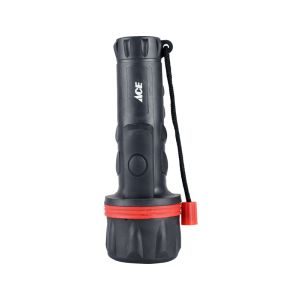 ACE Black & Red LED Flashlight 25 Lumens 3005111