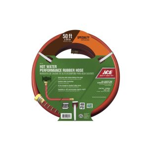 Ace 5/8 In X 50 Ft Heavy Duty Premium Grade Hot Water Hose Red 1 Each 7497126