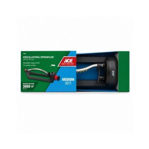 ACE SPRINKLER OSCILATING SMALL COVERAGE METAL SPRAY