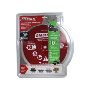 Diablo Continuous Rim Diamond Masonry Blade 10