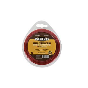 Brown USA Grass Trimmer Line Rnd 50 Ft x 0.105 In Orange 1 Each BRGTL0003