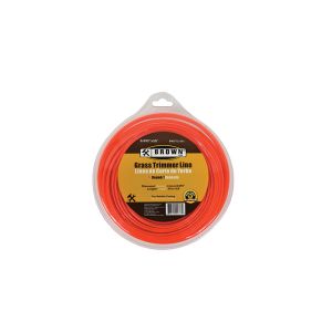  Brown USA Grass Trimmer Line Sq 50 Ft x 0.095 In Orange 1 Each BRGTL3302