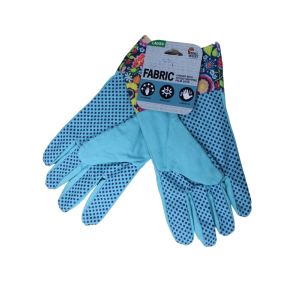 Midwest Garden Glove  Canvas with Gripping Dots Blue  1 Ea 7000016