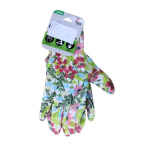 Midwest Garden Glove Floral Print Poly   1 Ea 7000059