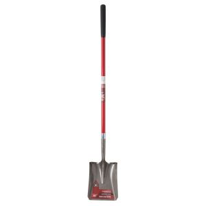 Ace Square Point Shovel Wth Fiberglass Hndl 9 In Steel 1 Each 7011414
