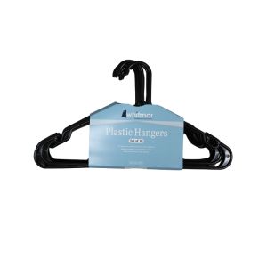  Whitmor Plastic Black Hanger Set of 10  1 Ea 5037777