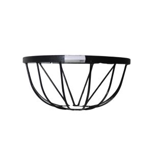 PVH Building Cast Iron Hanging Basket Wth Chain 19x40 Cm Black 1 Each 6070121