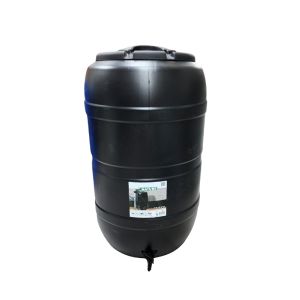 PVH Building Plastic Rainbutt Water Drum 210 Lt 57x97 Cm Green 1 Each 6070413