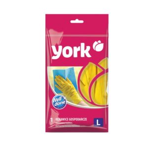 York Household Gloves L Yellow 1 Ea 733001511
