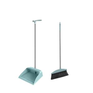 Life Art Long Broom & Dustpan Blue 1 Ea 73339791