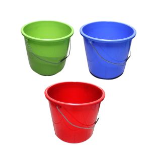Ratan Deluxe Bucket w/o 22 Ltr Red/Green/Blue  1 Ea 72310220