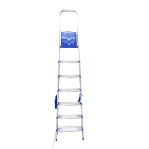 Aluminum 6-Step Folding Ladder W/ Safety Platform