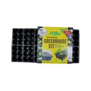 Jiffy Greenhouse Seed Starter 72 Cell  Black 1 Ea 7795545