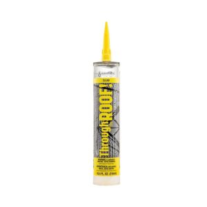 Sashco Through The Roof Gloss Clear Synthetic Rubber Roof Sealant 10.5 oz 1 Tube