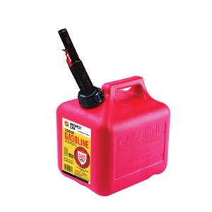 MidWest Plastic Gas can Quick Flow Auto Shut Off 2 Gl Red 1 Each 7794324