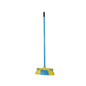 Hunter Broom  Plastic & Iron Blue & Yellow 1 Ea HD-1453