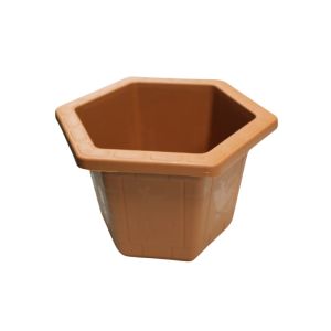 Play Garden Gardening Pot 18.5x13.5 Brown 1 Ea J-1723