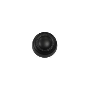  Round Knob 30mm Matte Black 1 Ea 875MATV