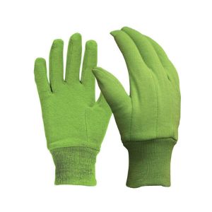 Ace Inernational Jersey Cotton Gardening Glove Med Green 1 Each 7275720