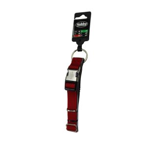 Nobby Dog Collar Classic PReno Royal Blue / Red 1 Each 80630-01